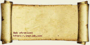 Vasilj Bzenić vizit kartica